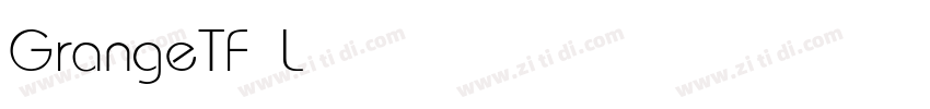 GrangeTF Light字体转换